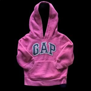 Gap pink/blue/silver hoodie 18~24months